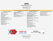 Tablet Screenshot of gmgmachinery.com